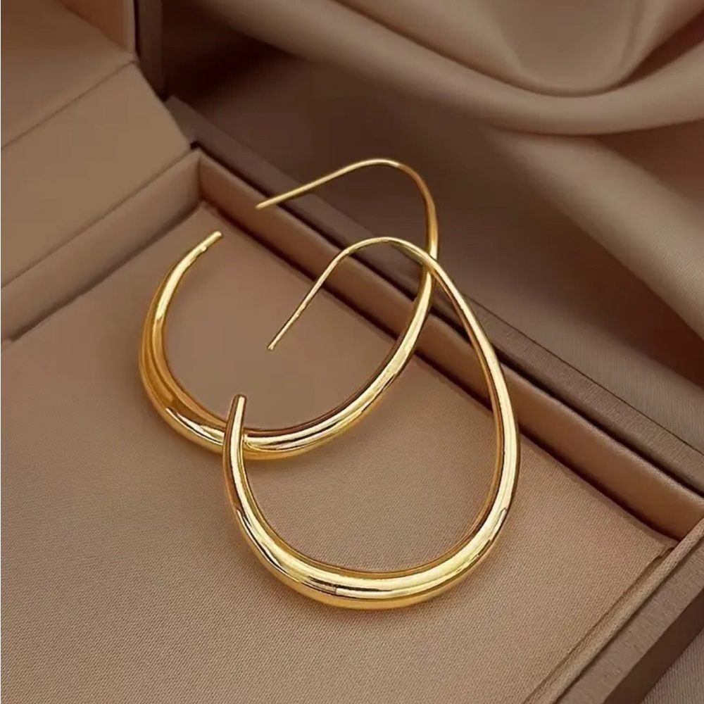 Elegant Gold Hoop Earrings